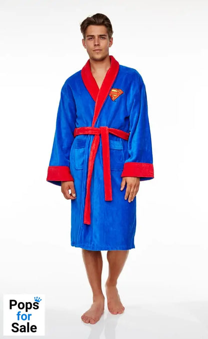DC Comics Fleece Bathrobe Superman Pyjamas