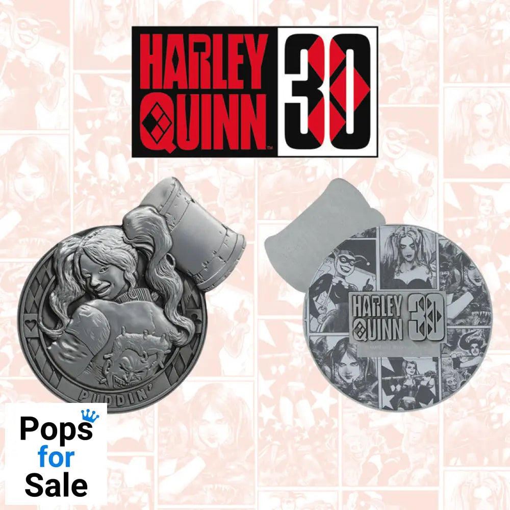 DC Comics Harley Quinn Limited Edition 30th Anniversary Medallion Medallion