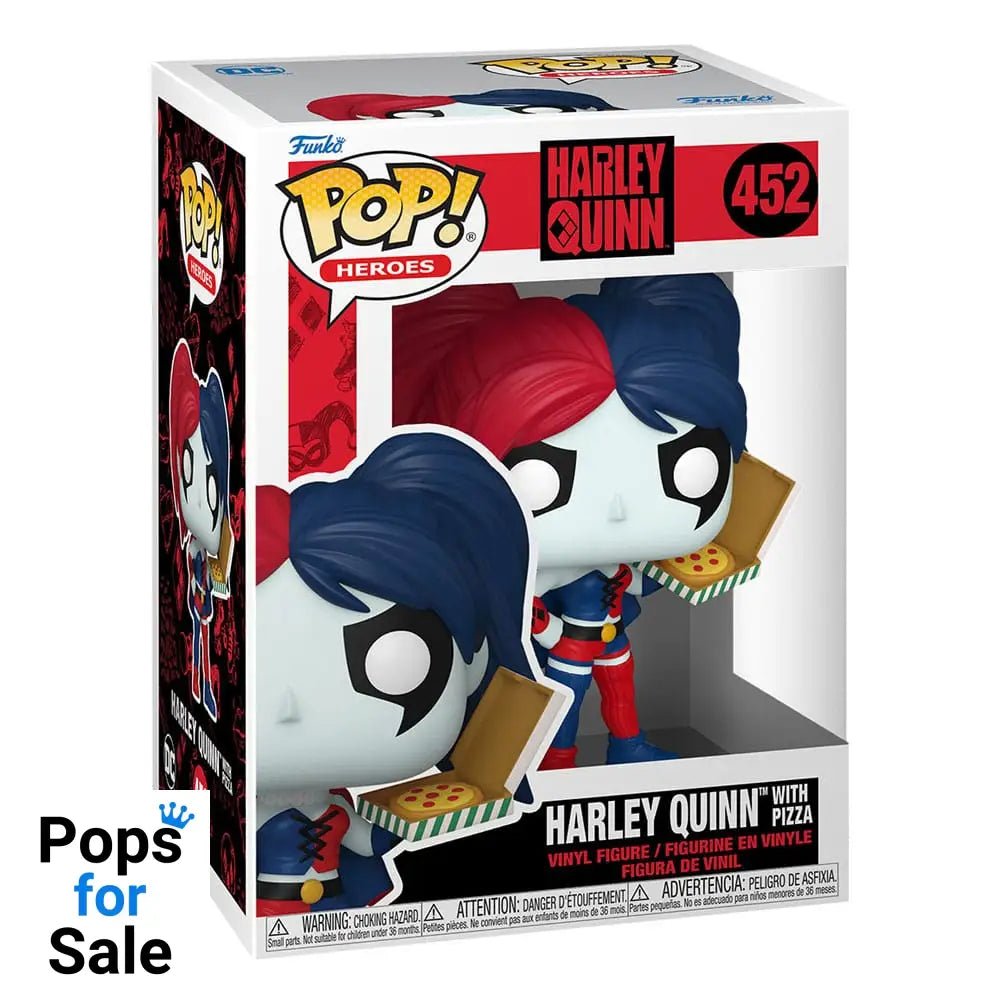 DC Comics: Harley Quinn Takeover POP! Heroes Vinyl Figure Harley with Pizza 9 cm