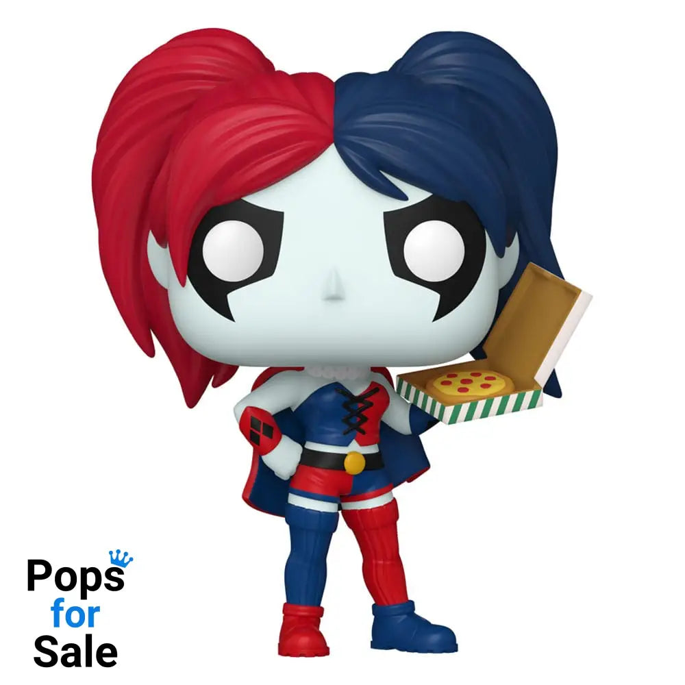 DC Comics: Harley Quinn Takeover POP! Heroes Vinyl Figure Harley with Pizza 9 cm POP! Figures