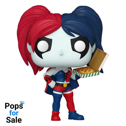 DC Comics: Harley Quinn Takeover POP! Heroes Vinyl Figure Harley with Pizza 9 cm POP! Figures