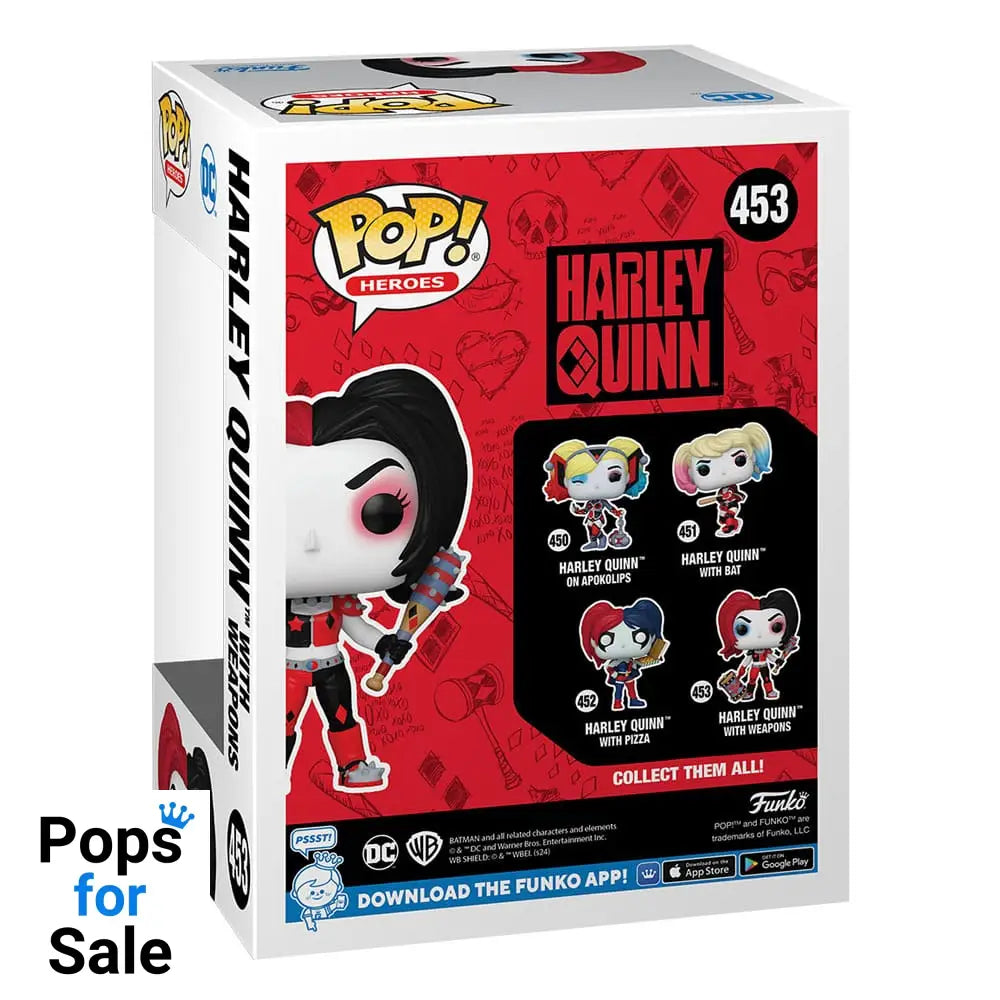 DC Comics: Harley Quinn Takeover POP! Heroes Vinyl Figure Harley with Weapons 9 cm