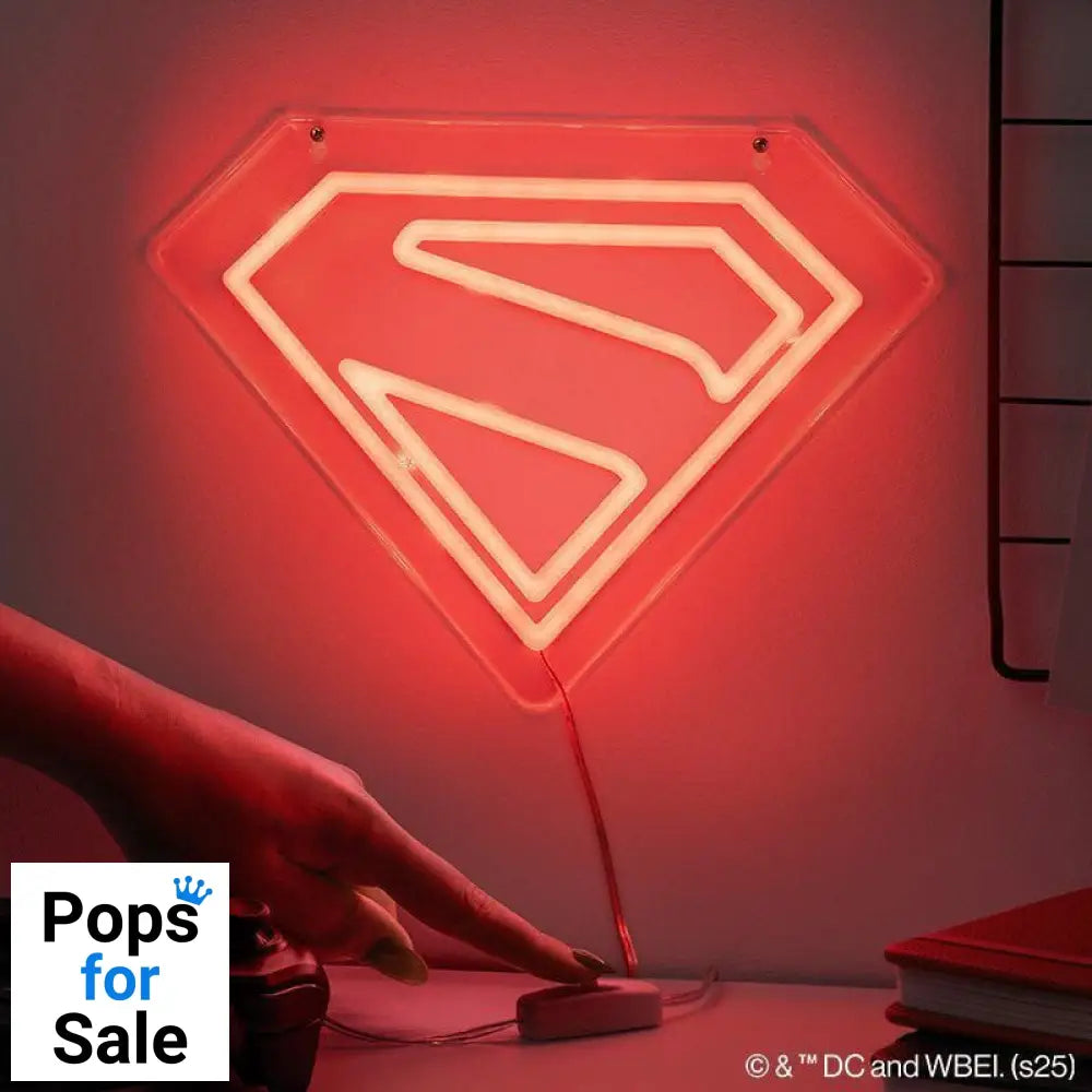 DC Comics LED Wall Lamp Light Superman Neon