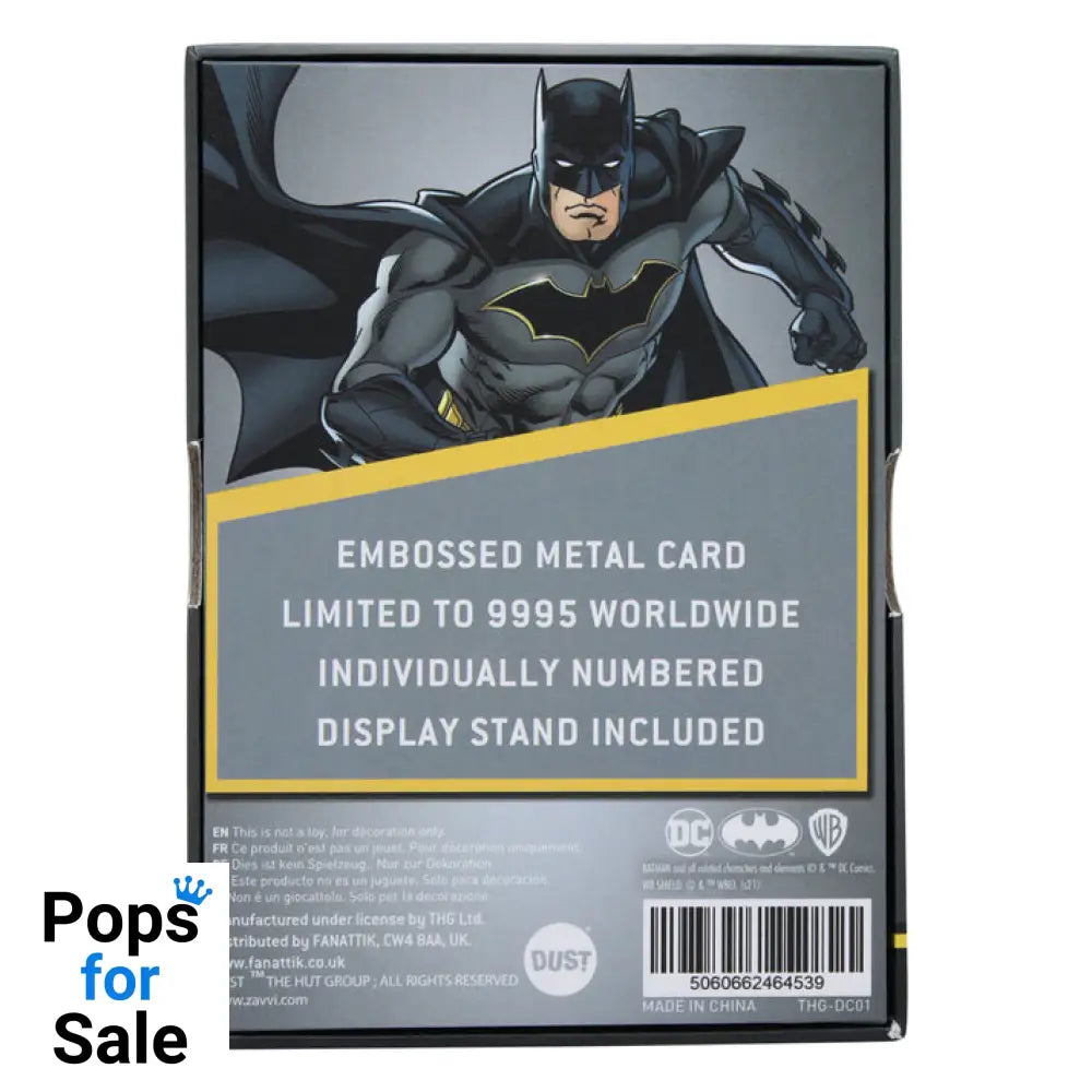 DC Comics Limited Edition Batman Ingot Ingot
