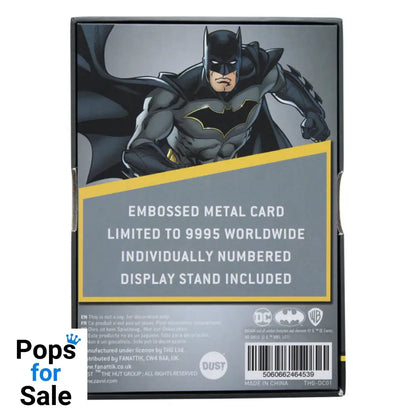 DC Comics Limited Edition Batman Ingot Ingot