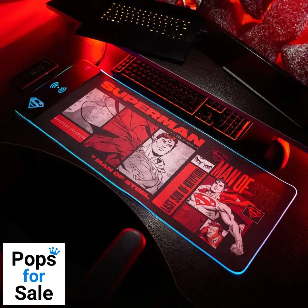 DC Comics Mousepad with Mobile Charger Superman