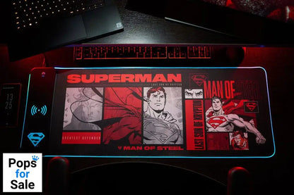 DC Comics Mousepad with Mobile Charger Superman