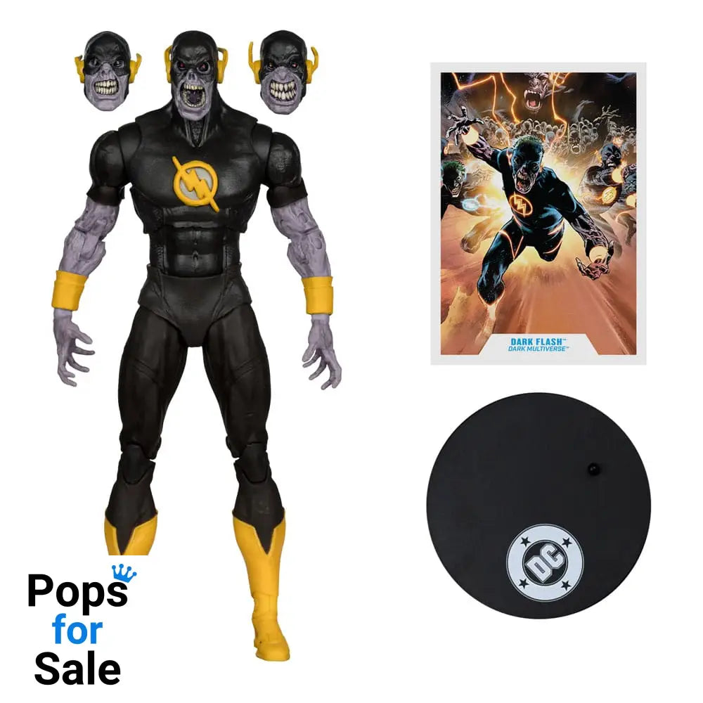 DC Comics DC Multiverse Action Figure Dark Flash (Dark Mulitverse) (Red Platinum Edition) 18 cm