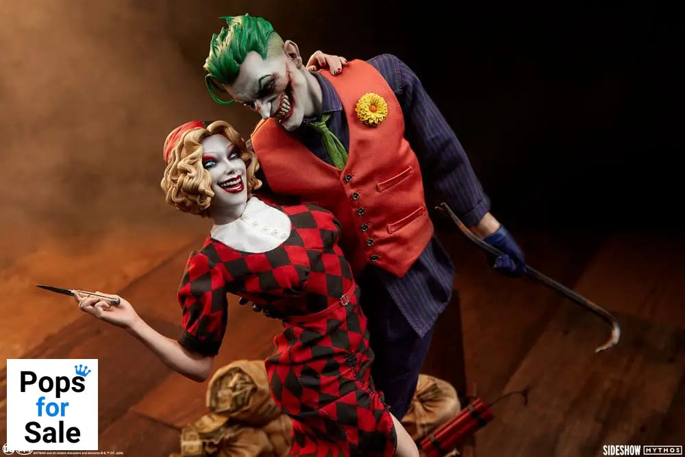 DC Comics Mythos Statue 1/5 The Joker and Harley Quinn: Lawless Love 41 cm Statues