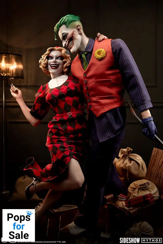 DC Comics Mythos Statue 1/5 The Joker and Harley Quinn: Lawless Love 41 cm Statues