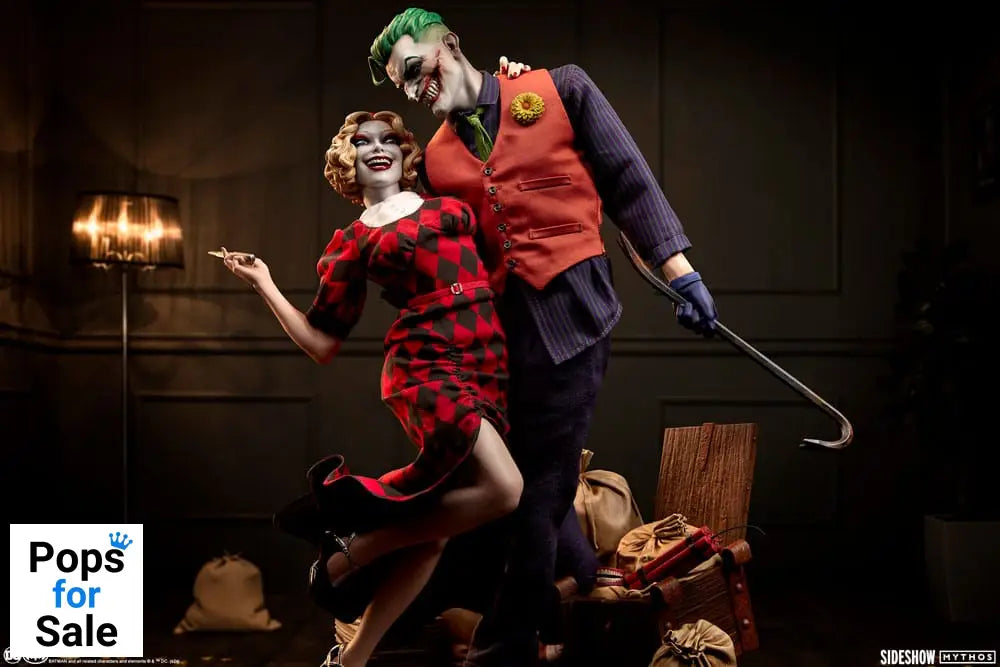 DC Comics Mythos Statue 1/5 The Joker and Harley Quinn: Lawless Love 41 cm