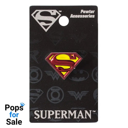 DC Comics Pin Badge Superman Logo coloured