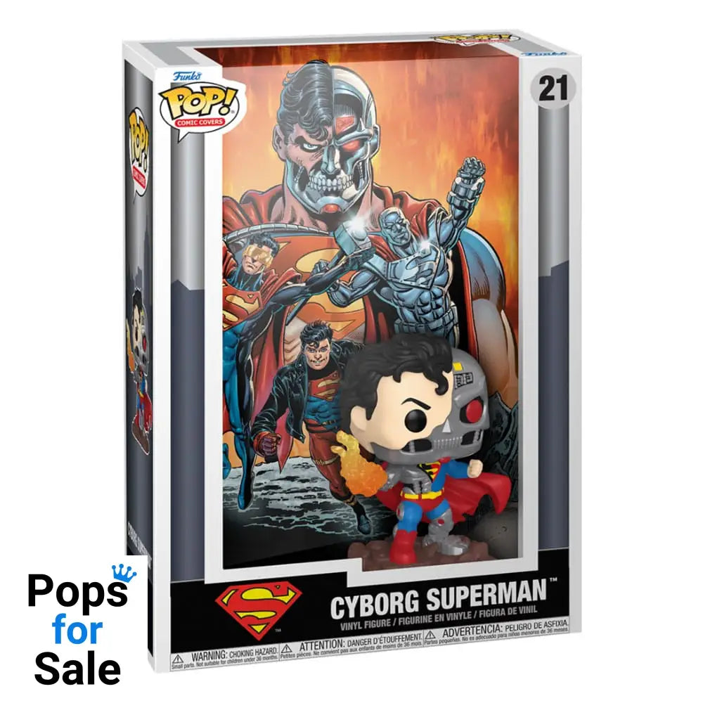 DC Comics POP! Comic Cover Vinyl Figure Cyborg Superman 9 cm