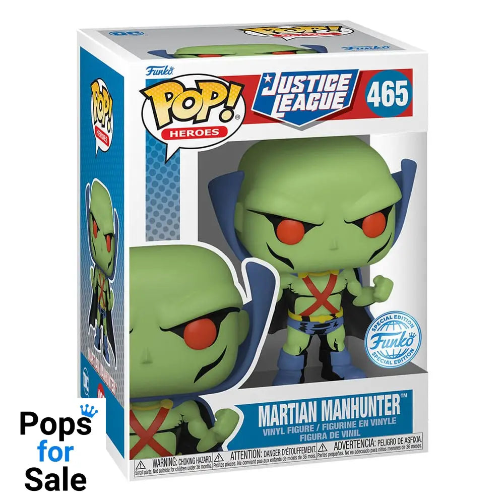 DC Comics POP! Heroes Vinyl Figure JL Comic - Martian Manhunter 9 cm