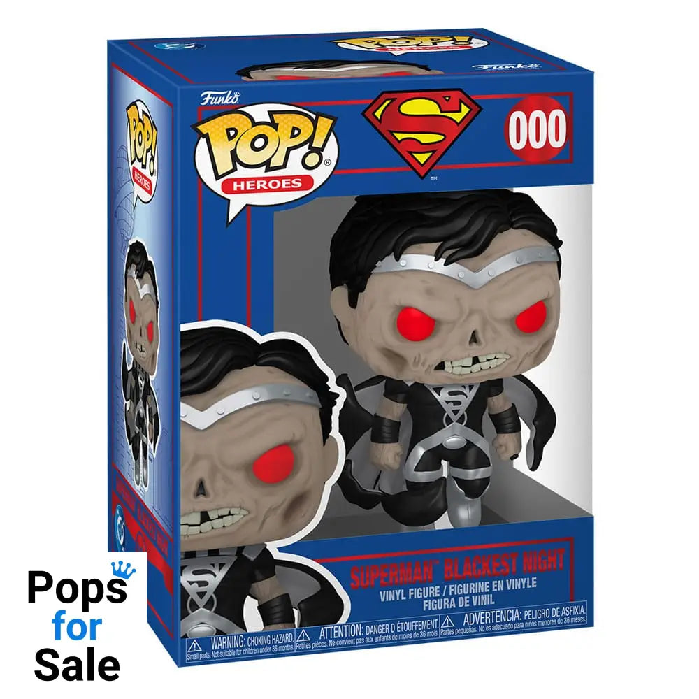 DC Comics POP! Heroes Vinyl Superman Blackest Night 9 cm