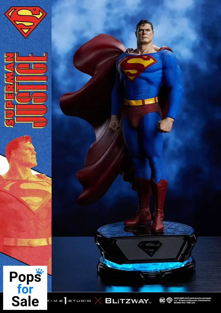 DC Comics Premium Masterline Series Statue 1/4 Superman Justice Comics 57 cm
