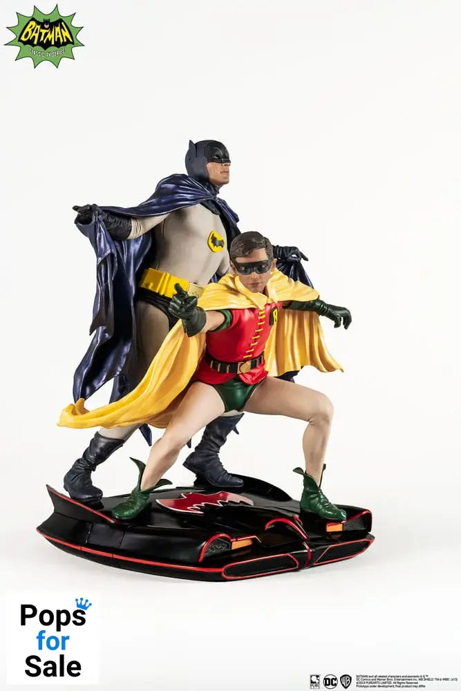 DC Comics PVC Diorama Statue 1/8 Batman & Robin 1966 23 cm