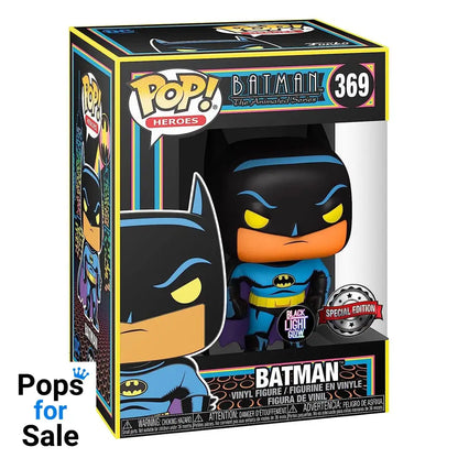 DC Comics Series POP! Heroes Vinyl Batman(Black Light) 9 cm