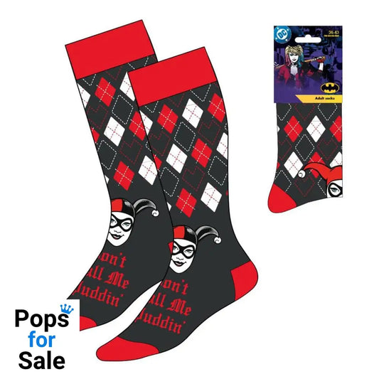 DC Comics Socks Harley Quinn Don´t Call Me Puddin 36-43 Footwear