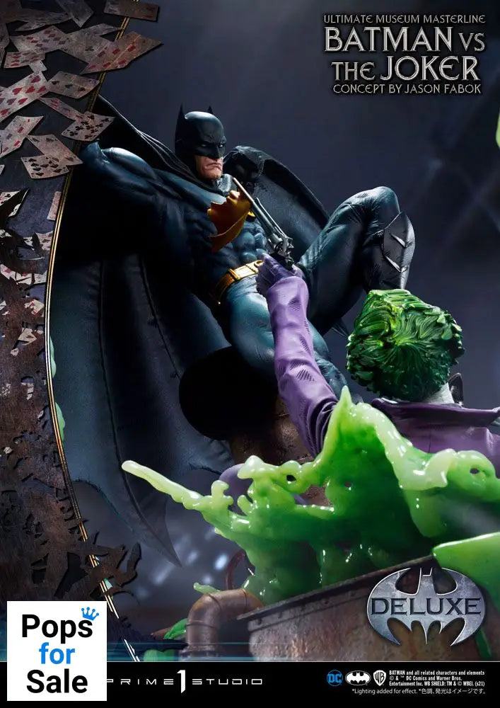 DC Comics Statue 1/3 Batman vs. The Joker by Jason Fabok Deluxe Bonus Version 85 cm