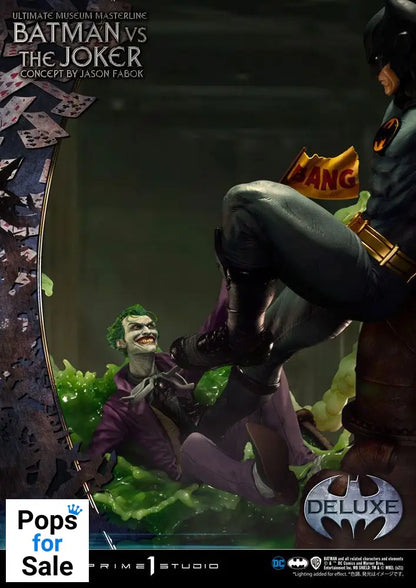 DC Comics Statue 1/3 Batman vs. The Joker by Jason Fabok Deluxe Bonus Version 85 cm