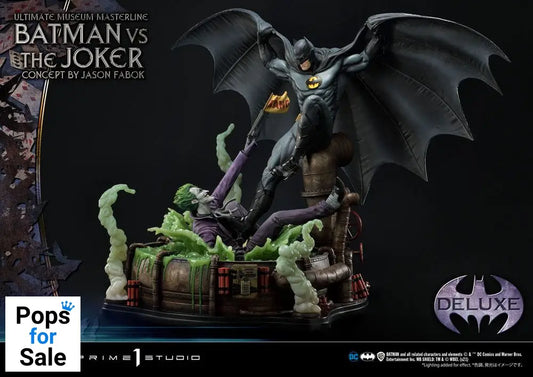 DC Comics Statue 1/3 Batman vs. The Joker by Jason Fabok Deluxe Bonus Version 85 cm