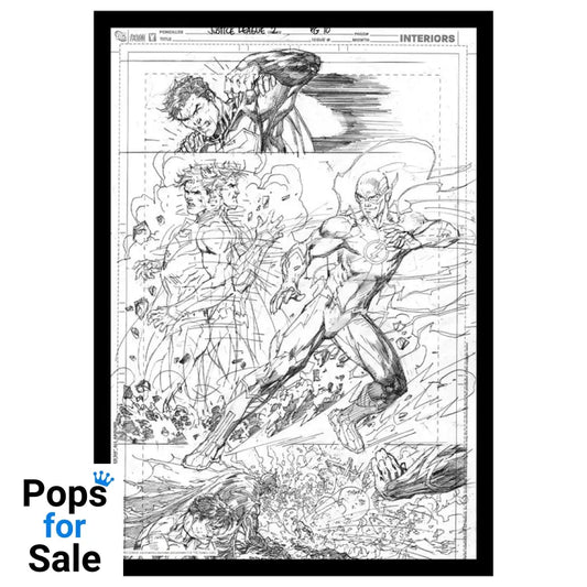 DC Comics Superman & Flash Limited Edition Art Print Wall Art