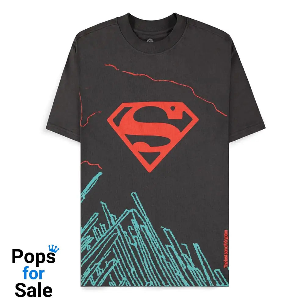 DC Comics T-Shirt Superman Dark Grey son of Krypton