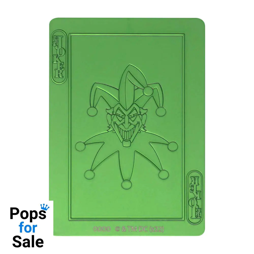DC Comics The Joker Playing Card Limited Edition Ingot Ingot