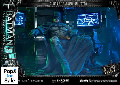 DC Comics Throne Legacy Collection Statue 1/3 Batman Tactical Throne Deluxe Bonus Version 57 cm Statues