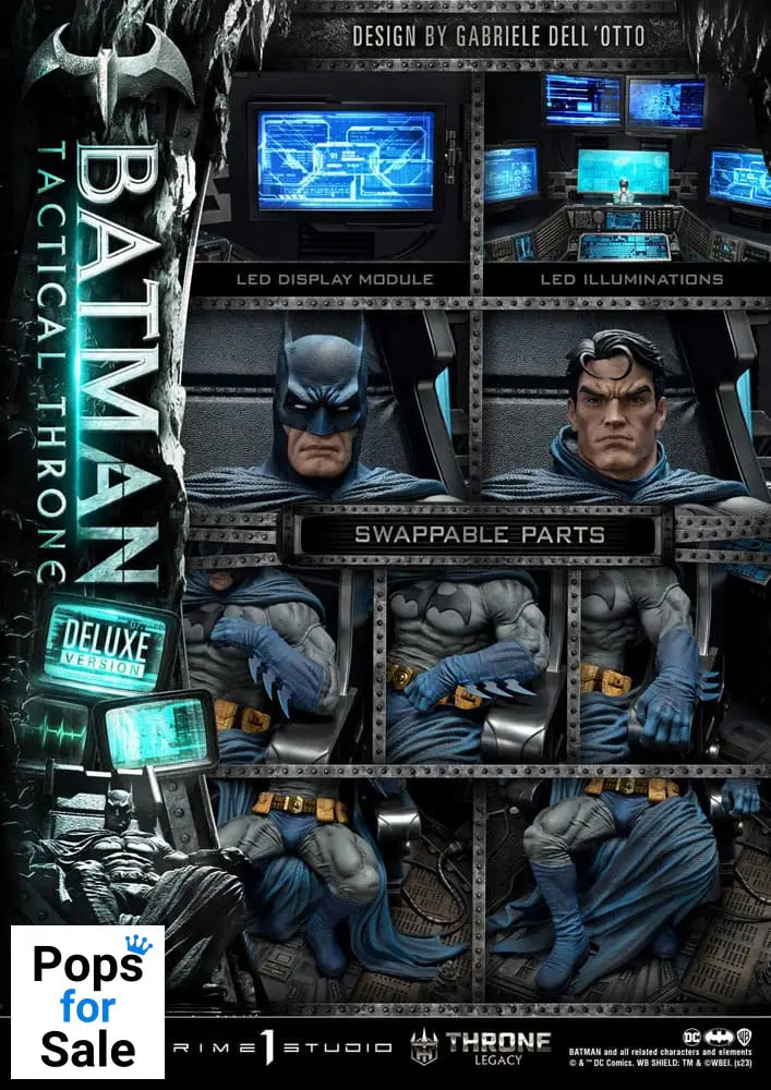 DC Comics Throne Legacy Collection Statue 1/3 Batman Tactical Throne Deluxe Version 57 cm