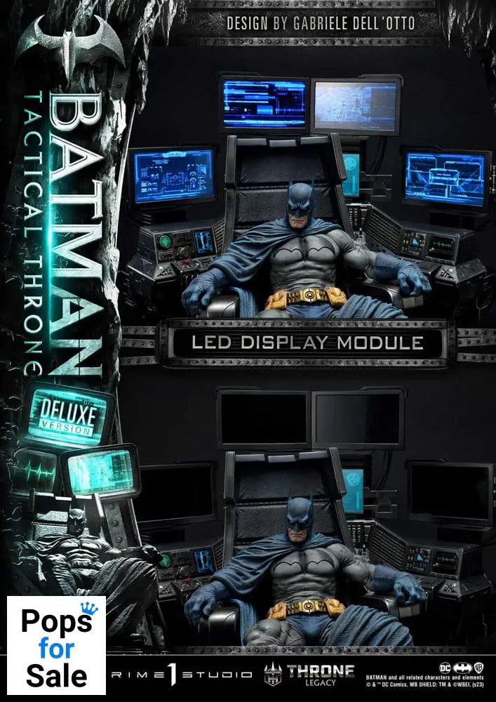 DC Comics Throne Legacy Collection Statue 1/3 Batman Tactical Throne Deluxe Version 57 cm