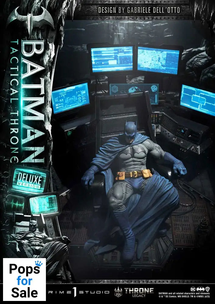 DC Comics Throne Legacy Collection Statue 1/3 Batman Tactical Throne Deluxe Version 57 cm Statues