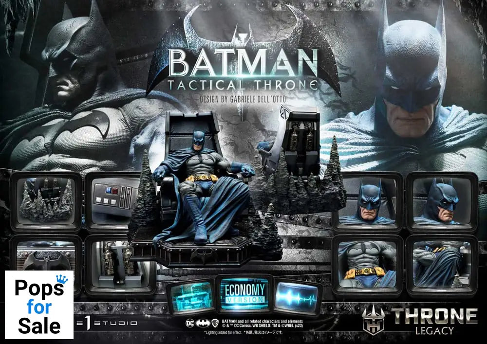 DC Comics Throne Legacy Collection Statue 1/3 Batman Tactical Throne Economy Version 46 cm Statues