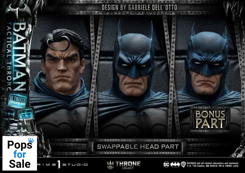 DC Comics Throne Legacy Collection Statue 1/3 Batman Tactical Throne Ultimate Bonus Version 57 cm