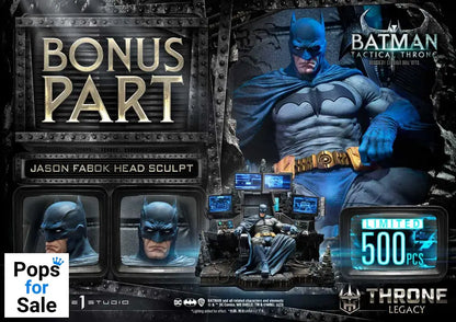 DC Comics Throne Legacy Collection Statue 1/3 Batman Tactical Throne Ultimate Bonus Version 57 cm