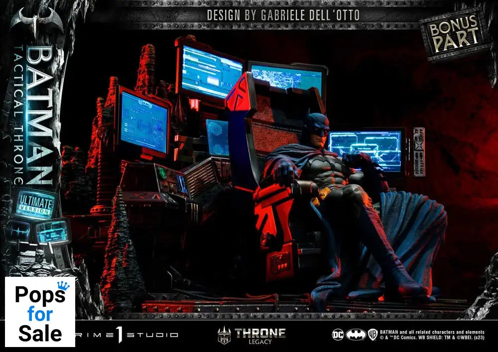 DC Comics Throne Legacy Collection Statue 1/3 Batman Tactical Throne Ultimate Bonus Version 57 cm