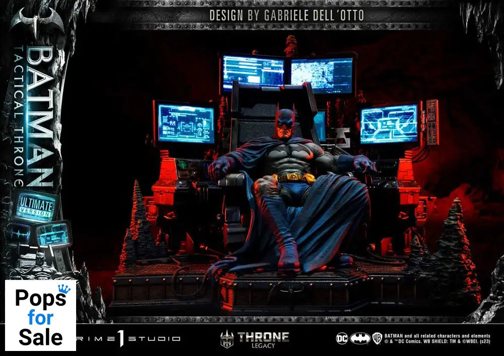 DC Comics Throne Legacy Collection Statue 1/3 Batman Tactical Throne Ultimate Version 57 cm