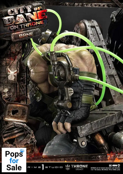 DC Comics Throne Legacy Collection Statue Statue 1/4 Batman Bane on Throne Deluxe Bonus Version 61 cm Statues