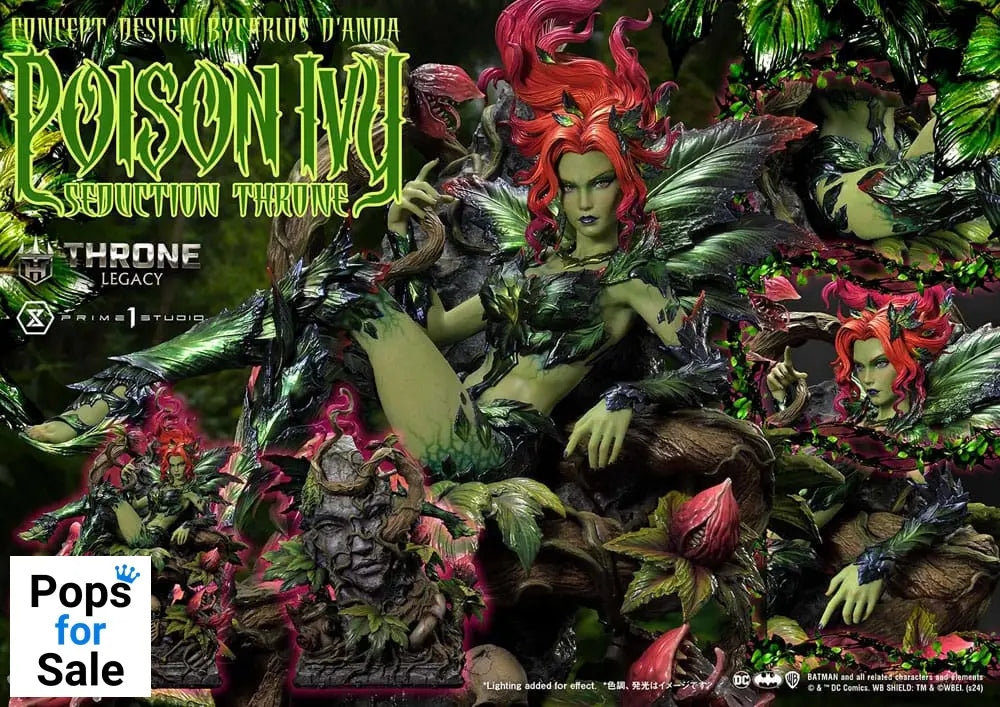 DC Comics Throne Legacy Collection Statue 1/4 Batman Poison Ivy Seduction Throne 55 cm