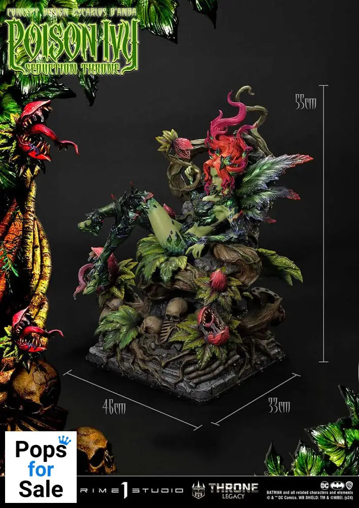 DC Comics Throne Legacy Collection Statue 1/4 Batman Poison Ivy Seduction Throne Deluxe Version 55 cm