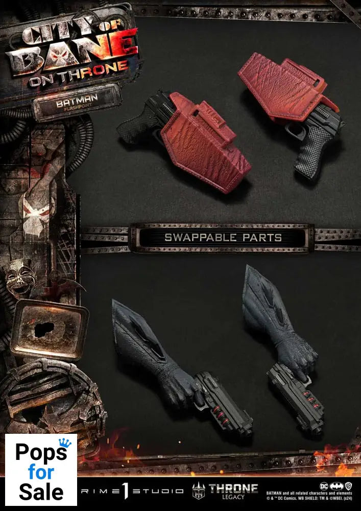 DC Comics Throne Legacy Collection Statue Statue 1/4 Flashpoint Batman Bonus Version 60 cm