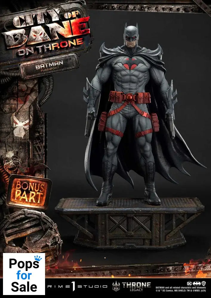 DC Comics Throne Legacy Collection Statue Statue 1/4 Flashpoint Batman Bonus Version 60 cm Statues