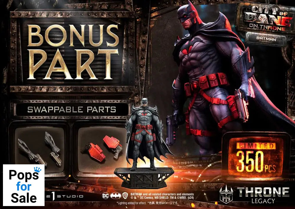 DC Comics Throne Legacy Collection Statue Statue 1/4 Flashpoint Batman Bonus Version 60 cm