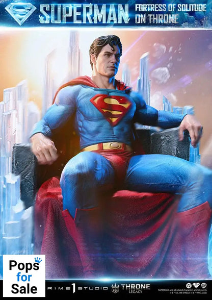 DC Comics Throne Legacy Collection Statue Statue 1/4 Superman Fortress of Solitude on Throne (Design by Gabriele