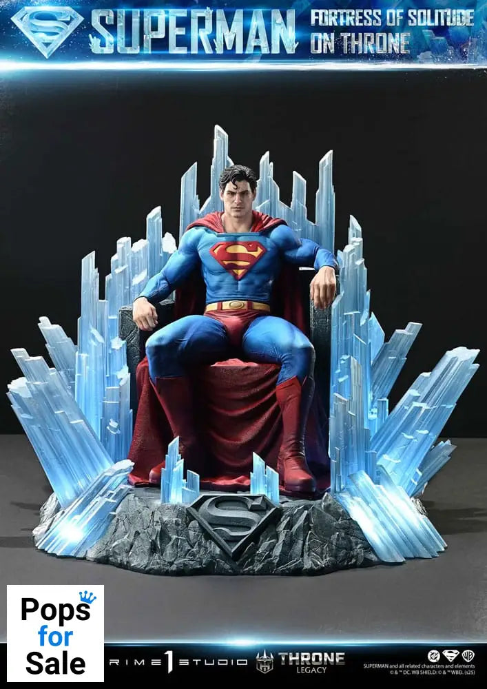 DC Comics Throne Legacy Collection Statue Statue 1/4 Superman Fortress of Solitude on Throne (Design by Gabriele