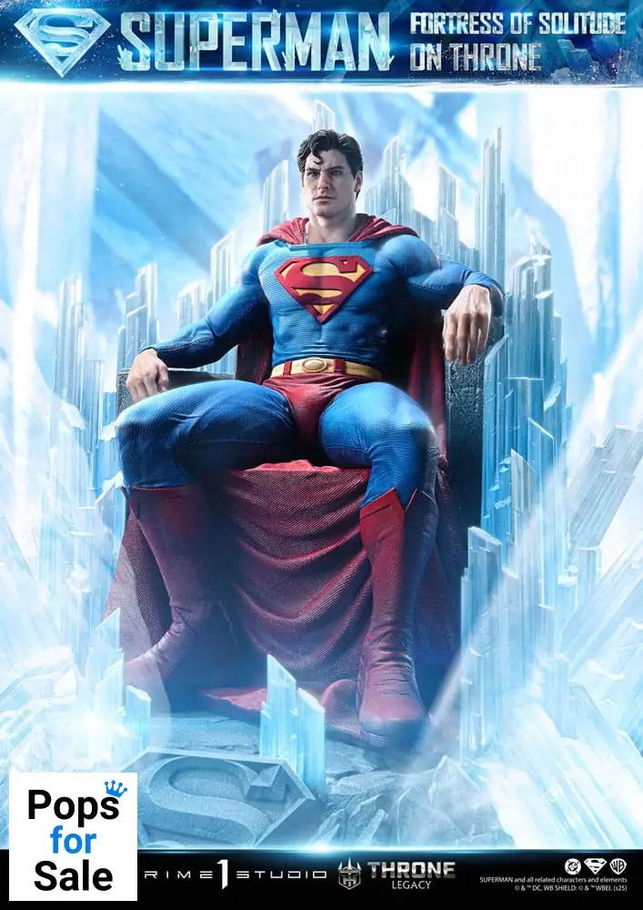 DC Comics Throne Legacy Collection Statue Statue 1/4 Superman Fortress of Solitude on Throne (Design by Gabriele Dell'Otto) 52 cm