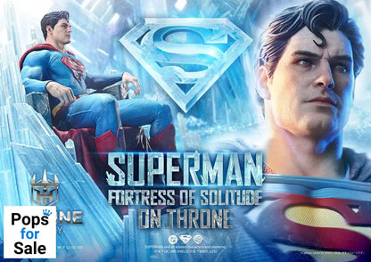 DC Comics Throne Legacy Collection Statue Statue 1/4 Superman Fortress of Solitude on Throne (Design by Gabriele Dell'Otto) 52 cm