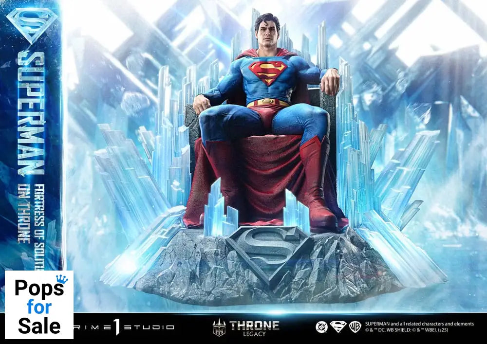 DC Comics Throne Legacy Collection Statue Statue 1/4 Superman Fortress of Solitude on Throne (Design by Gabriele Dell'Otto) 52 cm