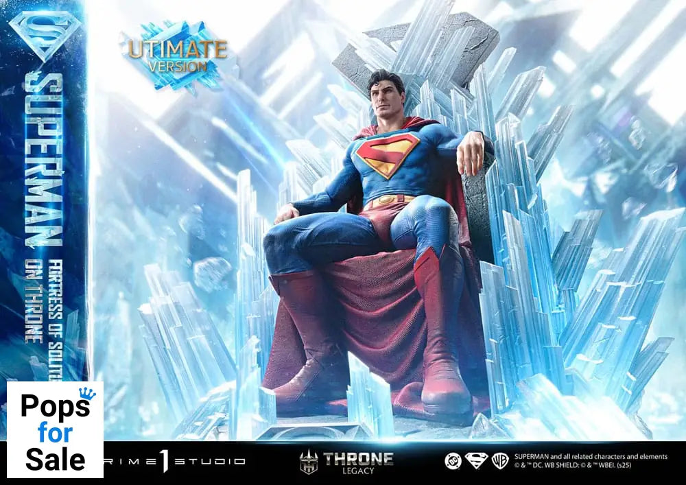 DC Comics Throne Legacy Collection Statue Statue 1/4 Superman Fortress of Solitude on Throne (Design by Gabriele Dell'Otto) Ultimate Bonus Version